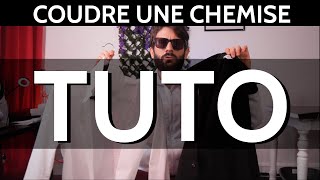 COMMENT COUDRE UNE CHEMISE  TUTO COUTURE FACILE [upl. by Ahsimin]