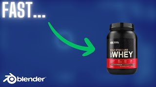 BLENDER SIMPLIFIED  How To Make Protein Powder in Blender 42  Tutorial [upl. by Ymer]