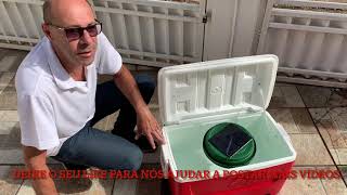 Como fazer um ionizador solar para lagos e piscinas [upl. by Woodie]