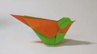 How to make an Origami Little Bird [upl. by Eade]