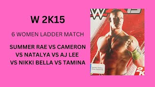 Summer Rae Vs Cameron Vs Natalya Vs AJ Lee Vs Nikki Bella Vs Tamina [upl. by Amasa450]