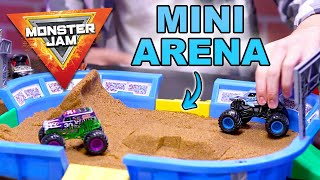 Building a Monster Jam Stunt Arena  Revved Up Recaps [upl. by Rapsac]