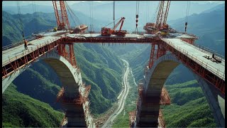 World Amazing Modern Bridge Construction Machines Technology  Biggest Heavy Equipment Working 4 [upl. by Stroup]