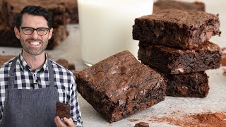 Fudgy Chocolate Brownies Recipe [upl. by Mond]