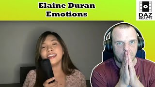 Daz Reacts To Elaine Duran  Emotions Destinys Child Cover [upl. by Azzil715]