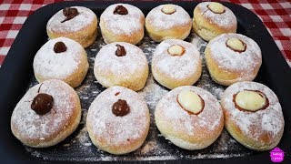 KROFNE IZ RERNE BEZ KAPI ULJA 🍩 kuhaj i peci  DONUTS WITHOUT OIL [upl. by Ddej]