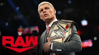 Cody Rhodes relives his journey to the Undisputed WWE Universal Title Raw highlights April 8 2024 [upl. by Clayborn485]