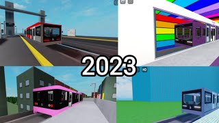 All TransRail Automatic Subway Trains In 2023 [upl. by Intisar]