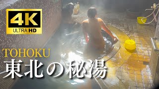 【4K】【長編】東北の秘湯 野湯や混浴にチャレンジ！食べて浸かって４泊５日の車中泊旅。東鳴子温泉 いさぜん旅館 奥奥八九郎温泉 花巻・台温泉 [upl. by Ainnet]