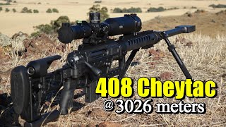 408 Cheytac at 3026 meters [upl. by Sheffie80]