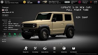 Gran Turismo 7 Jimny Sierra JC18 K24 swap update 154 [upl. by Eelrac451]