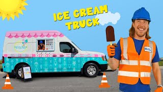 Ice Cream Truck for Kids  Handyman Hal works with Ice Cream Truck  Fun Video for Toddlers [upl. by Adlesirc895]