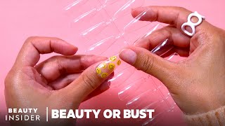 Stickers Transform Into Nail Extensions  Beauty Or Bust  Beauty Insider [upl. by Renzo]