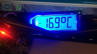 HT1621 6 digit 7 segment LCD display  test 2 [upl. by Ahseena]