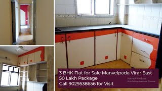 3 BHK Flat for sale Manvelpada Virar East Call 9029538656 for Visit [upl. by Hedvig303]