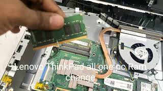 Lenovo ThinkPad all one pc Ram change [upl. by Vladimar]