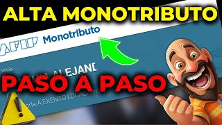 Alta Monotributo Unificado  Paso a Paso AFIP  Guía Completa [upl. by Oaoj]