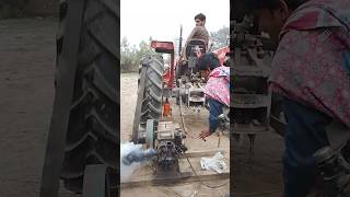 Start Peter engine with tractor 🚜 PATA sestam amazing 😍 shortfeed shortvideo [upl. by Pitt]