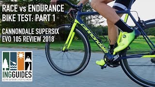 2018 Cannondale SuperSix EVO Test Race vs Endurance Part 1 [upl. by Llyrrad]