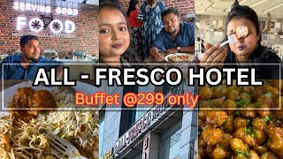 মাত্র ₹299 টাকায় Unlimited Buffet  Unlimited Food 😲 New Buffet in Kolkata  All fresco Holel Kol [upl. by Isnan552]