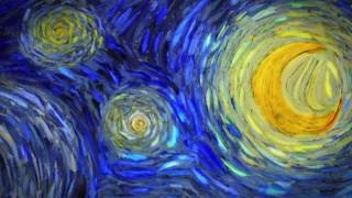 The animation of VAN GOGHs starry night [upl. by Cattier175]