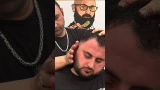 ￼ ASMR Relaxing Barber Massage 💆 shorts [upl. by Naji90]