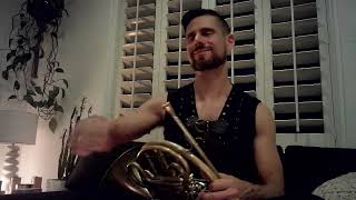 Live French horn improvisation over meditative African kora [upl. by Sissie965]