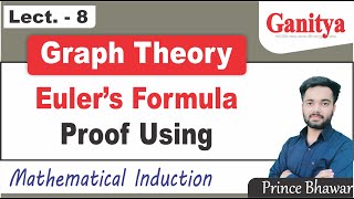 Eulers Formula in Graph Theory proof  Discrete Mathematics  Ganitya [upl. by Decker]