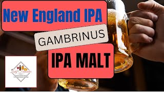 Can you make a Juicy New England IPA NEIPAHazy Brewed with IPA Malt from Gambrinus [upl. by Evante]