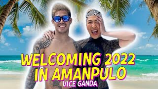 Welcoming 2022 in Amanpulo  VICE GANDA [upl. by Verney]