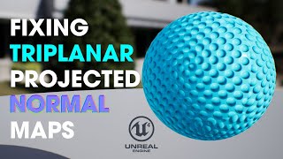 UE4 Tutorial 101 — Texture Projection 33  Triplanar Normal Maps [upl. by Ffilc]