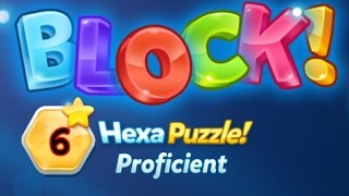 BLOCK Hexa Puzzle Proficient Level 6 Basic  Lösung Solution Walkthrough [upl. by Siahc890]