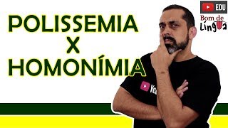 Diferenças entre Polissemia e Homonímia  BdL [upl. by Gannon353]