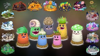 Dipsters  All Alslands Sounds amp Animations  My Singing Monsters [upl. by Maryjo]