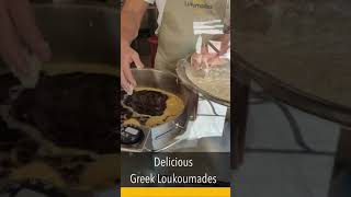 Delicious Greek Loukoumades doughnuts shorts [upl. by Renrew]