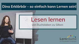 Lesen lernen  Buchstaben zu Silben zusammenziehen [upl. by Manvel]