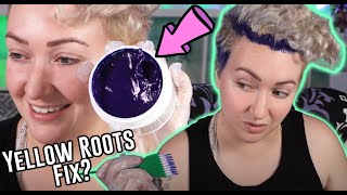 Does Purple Conditioner Always work Fixing YellowHot Roots at Home [upl. by Epotimet]