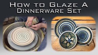 How To Glaze A Dinnerware Set [upl. by Faina]