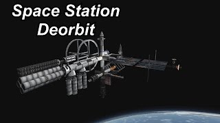 KSP  Space Station Deorbit  Teaser [upl. by Sirrep]