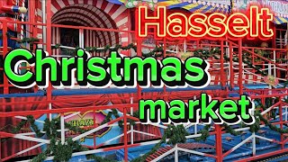 Christmas market in Hasselt Belgium [upl. by Acinot]