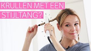 Krullen met een stijltang [upl. by Iggy]