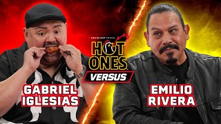 Gabriel Iglesias vs Emilio Rivera  Hot Ones Versus [upl. by Reg]