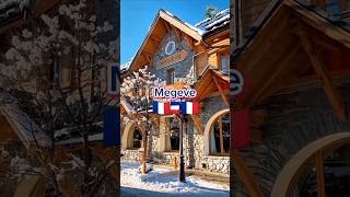 🗻 Megeve France 🇫🇷 tourism travel visit france snow snowfall fyp shorts youtubeshorts [upl. by Anitsej]