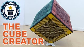 Gregoire Pfennig The Rubiks Cube Creator  Guinness World Records [upl. by Nibbor]