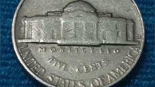 50000 if you have this error jefferson nickel 1964 d double die  coins worth money [upl. by Allemaj]