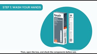 TouchBio COVID19 Rapid Antigen  For Self Test  How to use video [upl. by Adiv]