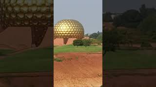 Matrimandir  Auroville  aurovillepondicherry [upl. by Eirb]