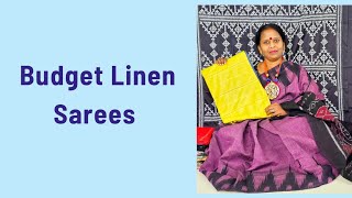 கோலாகலமான பண்டிகைக்கால Linen Sarees [upl. by Chud]