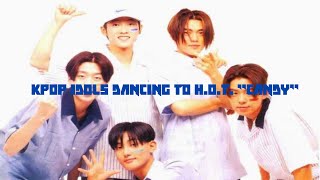 Kpop idols dancing to HOT quotCandyquot [upl. by Wershba236]