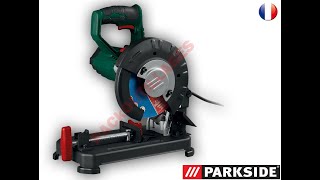 PARKSIDE Tronçonneuse à métaux PMTS 180 A1 1280 W [upl. by Aicilat]